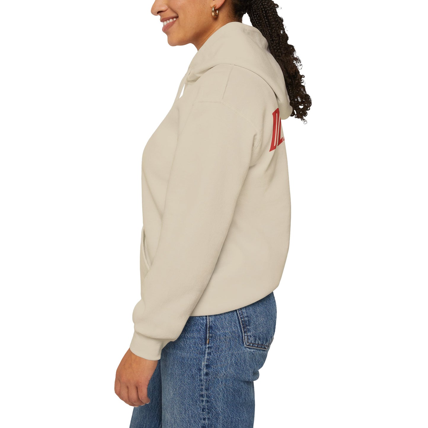 DEATHPROOF Hoodie Red Letter Edition – Cream